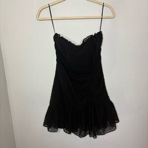 Hello Molly Black Face on Magazine Dress Size M